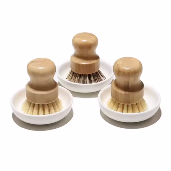 Cacia Wood Round Brush Set - Image 2