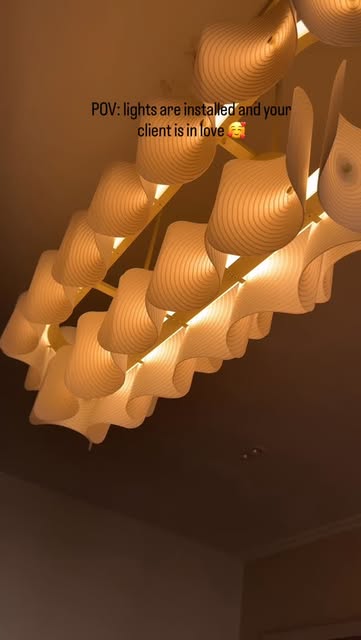 Interior lighting by Makki Home Interiors, image preview from Instagram